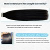 Yaki Human Hair Tape in Extensions for Black Women Yaki Straight Tape in Hair Extensions Real Human Hair Tape ins for Black Girls Invisible Tape in Hair Extensions Human Hair Tape ins Extensions 12”