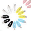 15 Pieces 2.4 inch No Bend Styling Clips for Hairstyles, Curls, Bangs, Makeup - Hair Clips for Women and Girls