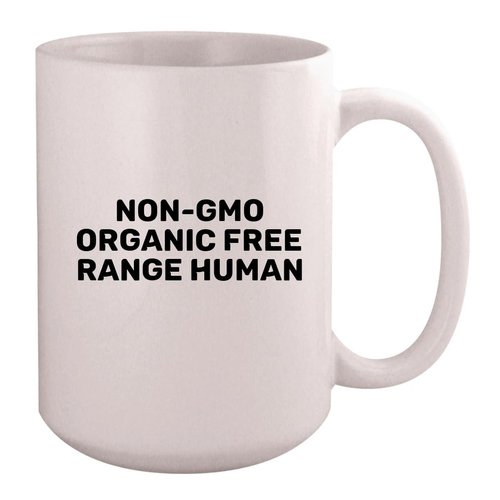 Los Drinkware Hermanos Non-GMO Organic Free Range Human - Ceramic Coffee Mug 15oz
