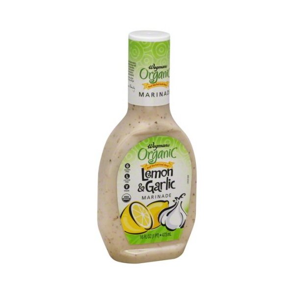 Wegmans Organic, Lemon & Garlic Marinade 16oz. (Pack of 2)