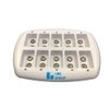 LMS 10-Bay 9V Smart Battery Charger Universal Maintenance Station for 10pcs. NiMH 9 Volt Rechargeable Batteries (Overcharge Protection, Trickle Charge When Full)