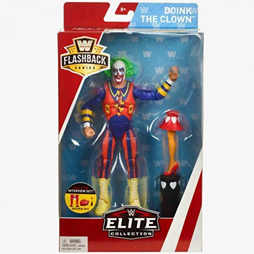 Mattel WWE Flashback Series Exclusive Doink The Clown Action Figure