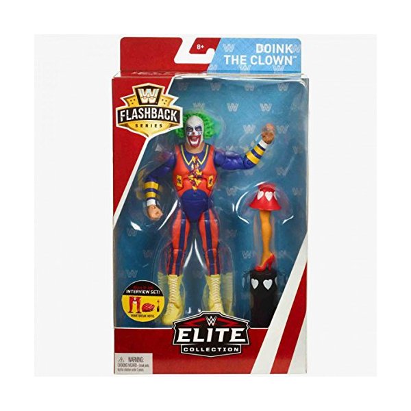 Mattel WWE Flashback Series Exclusive Doink The Clown Action Figure