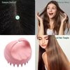 Dr.Pedi Scalp Massager Scalp Scrubber Hair Shampoo Brush Scalp Brush Hair Scrubber Scalp Massager for Hair Growth Dandruff Removal Silicone Deep Scalp Cleansing and Relax Scalp Light Pink