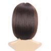GUOJIAN 12 Inch Short Bob Wigs with Bangs Straight Bob Wigs for Women Synthetic Bob Wigs Natural Looking for Daily Party Cosplay (12inch, 4/30)