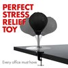 Stress Relief Desktop Punching Bag I Comes with Desk Clamp and Extra Strong Suction Cup I Black