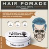 Outlaws & Gents Grooming Co. Hair Pomade - Styling Pomade for Men with Firm Hold and Light Shine - Perfect for Classic and Modern Hairstyles