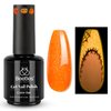 beetles Orange Gel Nail Polish Halloween Gel Polish 1 Pcs 15ml Glow in the Dark Nail Polish Soak Off Uv LED Nail Lamp Halloween Nail Art Manicure Salon DIY Home
