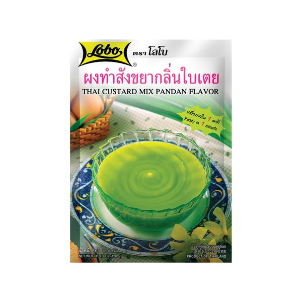 Lobo Thai Custard Mix Pandan Flavor 4.2 oz