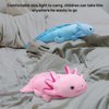 Roqei Axolotl Plush - Soft Axolotl Stuffed Animal Plush Toy,19 Inch Cute Salamander Plush Pillow, Kawaii Plushie Toy, Axolotl Gifts for Kids and Youth (Blue)