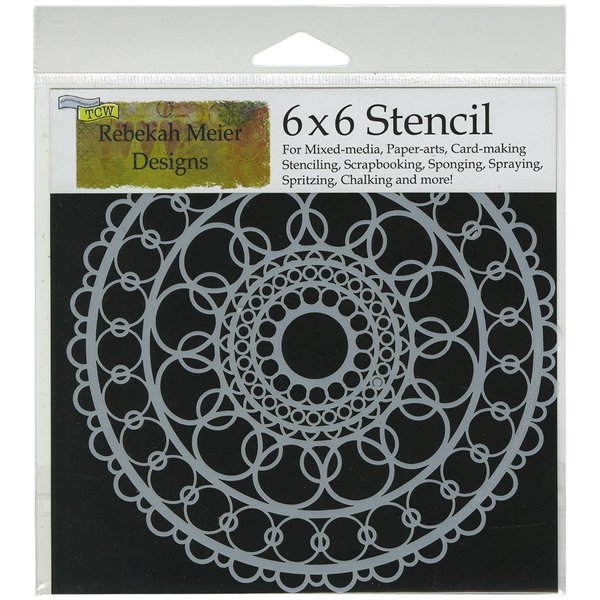 Crafters Workshop Template, 6 by 6-Inch, Ring Doily