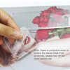 WeiMeet 6 Pieces Stamp Blocks Acrylic Clear Stamping Blocks Tools with Grid Lines for Scrapbooking Crafts Making