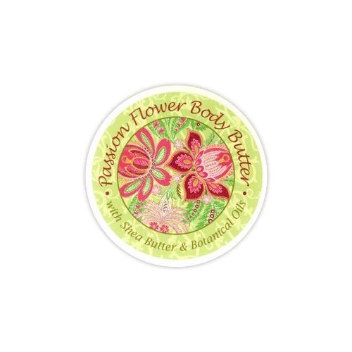 Greenwich Bay PASSION FLOWER Body Butter Enriched with Shea Butter and Cocoa Butter, Moisturizing and Fast Absorbing (Set of 2) 8 OZ each