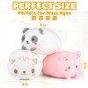 Labeol 8 inch 3Pcs Panda Pig Cat Plush Toys Set Soft Stuffed Animal Plush Pillow Cute Plushie Cuddly Plush Pillows Toys Kawaii Hugging Pillow Decoration Gift for Girl Boy Girlfriend