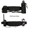 ArcEnCiel X-Small Tactical Waist Pack For Men Fanny Pack Fishing Bags Army Money Belt Sport Travel Cycling Mobile Phone Pouch (Black)