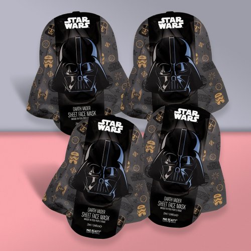 MAD Beauty Star Wars Cosmetic Sheet Mask Darth Vader x 4