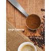 WILLIZTER Two-in-One Stainless Steel Coffee Scoop Tamping Dual-Purpose Coffee Spoon Powder Hammer Tamper Multi Function Spoon Holder Coffee Tools for Measuring and Tamping