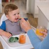 Haakaa Glass Baby Food Storage Container with Silicone Lid – 4pc 4 x 7oz,Premium Lab-Quality Borosilicate Glass, Plastic-Free, Freezer, Microwave & Ovensafe.