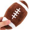 FRCOLOR Pet Ball Toy Interactive Dog Toys Puppy Dental Chew Toys Dog Molar Toy Puppy Chew Toys Dog Teething Toy Dog Rugby Ball Toy Dog Squeaky Balls Bite Small Dog Plush