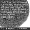 Minamul Konjac Exfoliating Organic Facial Sponge Set, Gentle daily face scrub/skincare, best bamboo activated charcoal, Safe for Oily, Dry, Combination or Sensitive skin, Makeup Remover, 5 pack