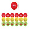 Fast Food Birthday Party Decoration Pizza Party Supplies Include Hamburger HAPPY BIRTHDAY Banner Coke Balloons French Fries Cake Topper Coffee Cupcake Toppers Fast Food Party Decoration