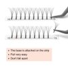 Premade Volume Eyelash Extensions 4D-D-0.10-10 Long Stem Premade Fans Eyelash Extensions .07 .10 Premade Volume Fans Volume Lash Extensions C D Curl(4D-D-0.10,10 mm)