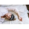 Fisura - Cooling gel eye mask do not disturb. Black eye mask. Gel mask for puffy eyes and dark circles. Cold/Warm Therapy. Includes a Storage Pouch. 7,28 x 3,54 inches