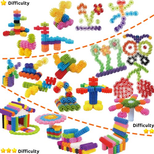 RAINBOW TOYFROG Interlocking Gears Toys for Kids - 100 Piece Kit with Tote - Colorful Manipulatives for Preschool Sensory Bin Or Occupational Therapy Tools - STEM Building Toys for Girls & Boys