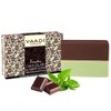 Vaadi Herbals Chocolate and Mint Bar Soap - Deep Moisturising Therapy - Handmade Herbal Soap with 100% Pure Essential Oils - ALL Natural - Each 2.65 Oz - Pack of 3 (8 Oz)