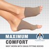 Dr. Frederick's Original Arch Support Sleeve Set - 2 Pieces - Soft Gel Sleeves for Flat Foot Pain - Arch Support - Plantar Fasciitis Pain Relief - W6-10 | M4.5-8