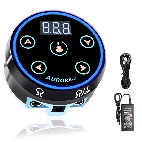 Aurora 2 II Tattoo Machine Power Supply 2nd Generation Permanent Makeup Power Supply