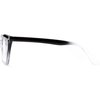 Incredible Bargains The Laura Vintage Cat Eye Reading Glasses for Women +3.00 Black Clear Fade