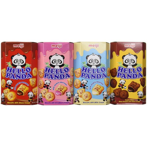Meiji Hello Panda - Variety (4x1)
