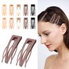 40 Pcs Double Grip Hair Clips, Sightor Metal Snap Hair Clips Hair Barrettes for Women Hair Making Salon Supplies Hair Accessories (Multicolor)