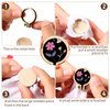 Mini Embroidery Hoop Mini Wood Hoop Ring Wooden Round Crossing Stitch Hoop Small Display Frame Circle for DIY Pendant Embroidery Frame Craft (1.2 x 1 Inch, 20 Pieces)