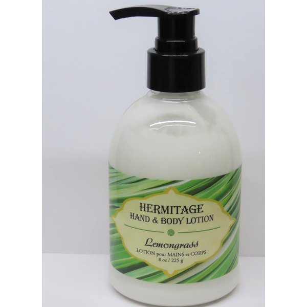 Hermitage Hand & Body Lotion Lemongrass 8 oz cream moisturizer aloe shea butter