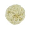 Kavsni Messy Bun Hairpieces Synthetic Hair Extensions Hair Bun Curly Wavy Faux Hair Bun Hair Accessories for Women (Bleach Blonde, Elastic Hair Tie)