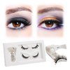 Magnetic Eyelashes NO Glue Magnetic Eyelashes Natural Look False Eyelash without Eyeliner Reusable Fake Eyelashes with Applicator Upgrade Eyelashes Kit (Mixed)