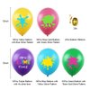 50Pcs Slime Balloons for Slime Birthday Party, It's Slime Time Party Balloons Bouquet, 12 Inch Latex Balloons for Kids Colorful Birthday Party, Baby Shower, Paint Art Themed Neon Glow Party Supplies
