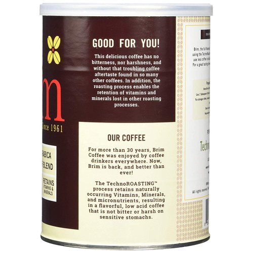 Brim Low Acid Ground Coffee, Regular Blend, 12 OZ