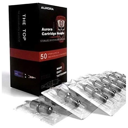 Aurora Cartridges Tattoo Needle 20 Unite Box (50 pcs Mix)