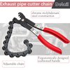 Exhaust Pipe Cutter Tool and Hanger Removal Pliers - Effortlessly Cut and Disassemble Exhaust Pipes - Perfect for Auto Repair