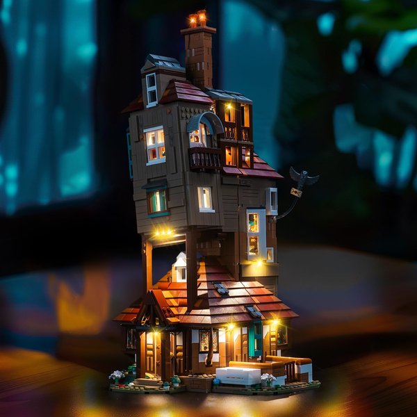 BRICKSHINING LED Lighting Compatible with Lego The Burrow – Collectors' Edition 76437, Light Kit Compatible with Lego 76437, Giving Light to Model, NOT Included The Model Set(Classic Edition)
