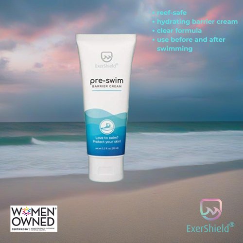 Pre-Swim Lotion –Barrier Cream for Swimmers – Protects Skin from the drying and itchy effects of pool and spa water