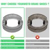 Youxmoto Aluminum Rear Brake Shoes for Honda Sportrax TRX 250EX TRX250EX 2001-2008/ TRX250X 2009-2020, For Honda Recon 250 1997-2021/ GB500 1989-1990/ KYMCO Brakes Drum