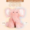 SuzziPals Heatable & Coolable Elephant Stuffed Animal, Microwavable Heating Pad for Cramps & Pain Relief, Stuffed Elephant Plushies for Companion, Lavender Scented Stuffed Elephant Toy, Elephant Gifts