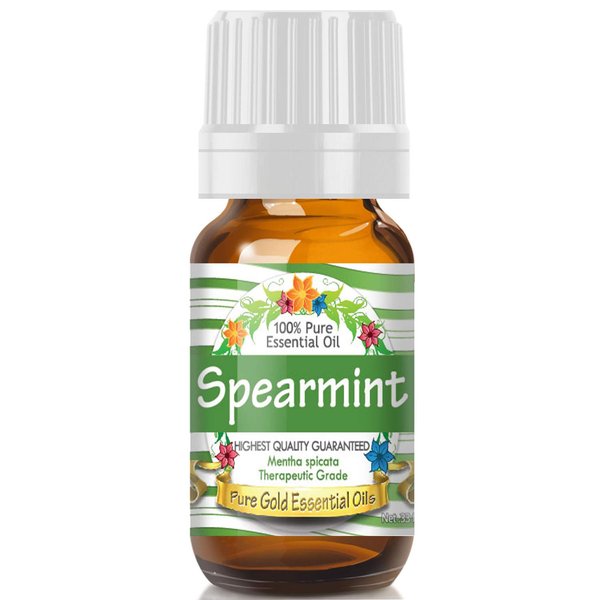 Pure Gold Essential Oils - Spearmint Essential Oil - 0.33 Fluid Ounces