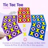 4E's Novelty Foam Tic Tac Toe Game [Bulk 24 Pack] Individually Wrapped Valentines Gifts for Kids Party Favors, Goody Bag Fillers Toys, Classroom Exchange