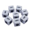 ccHuDE 12 Pcs Left Right Center Dice Star Circle Left Right Dice LCR Game Dice for Left Right Center Only Board Games Accessories