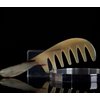 Natural Buffalo Horn Comb, Hair Comb, Anti-Static Handmade Pocket Horn Comb, Beard Comb, Horn Fine Tooth Comb, Gift For Men Women Mom Dad Wife Daughter, Mothers Day, Birthday (Style C)